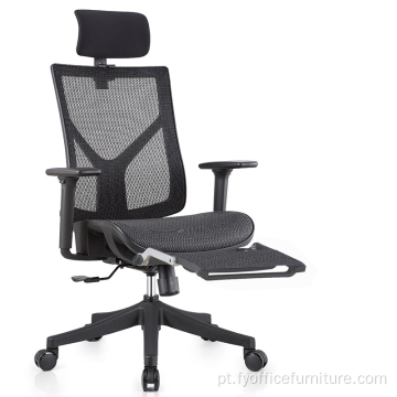 Preço EX-fábrica Cadeira ergonômica ajustável de malha de verão com encosto alto